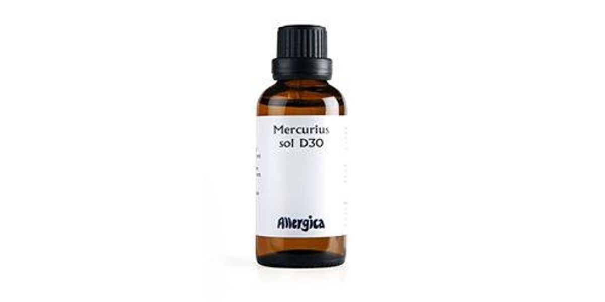 Allergica Mercurius sol. D30, 50ml.