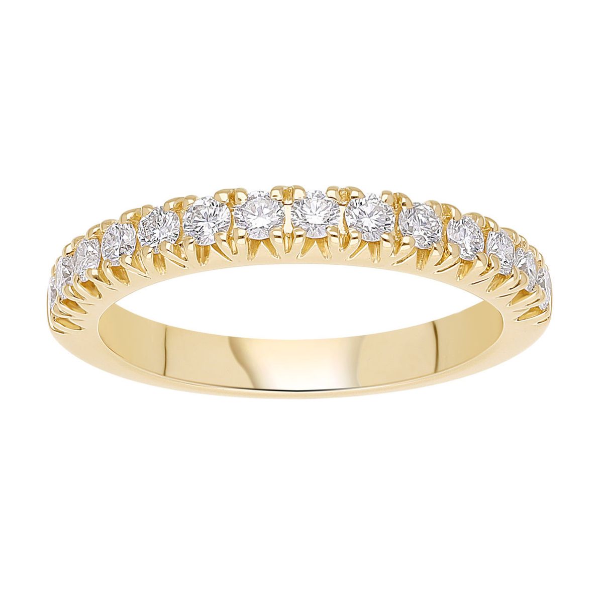 Alliancering i 14 kt. Guld eller hvidguld, 0.50 ct. Diamanter - 52