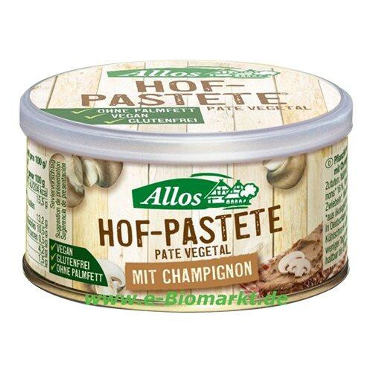 Allos Smørepålæg Champignon Ø Allos, 125g