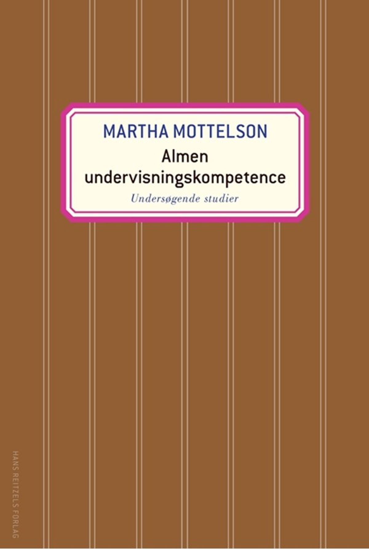 Almen undervisningskompetence