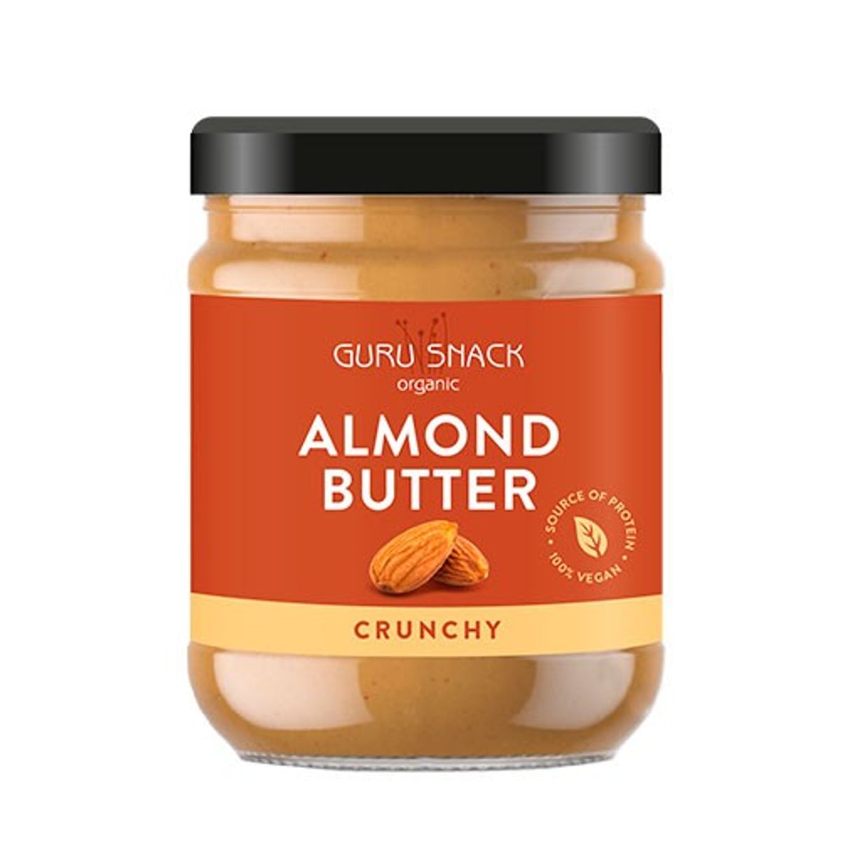 Almond Butter Crunchy Økologisk - 250 gram