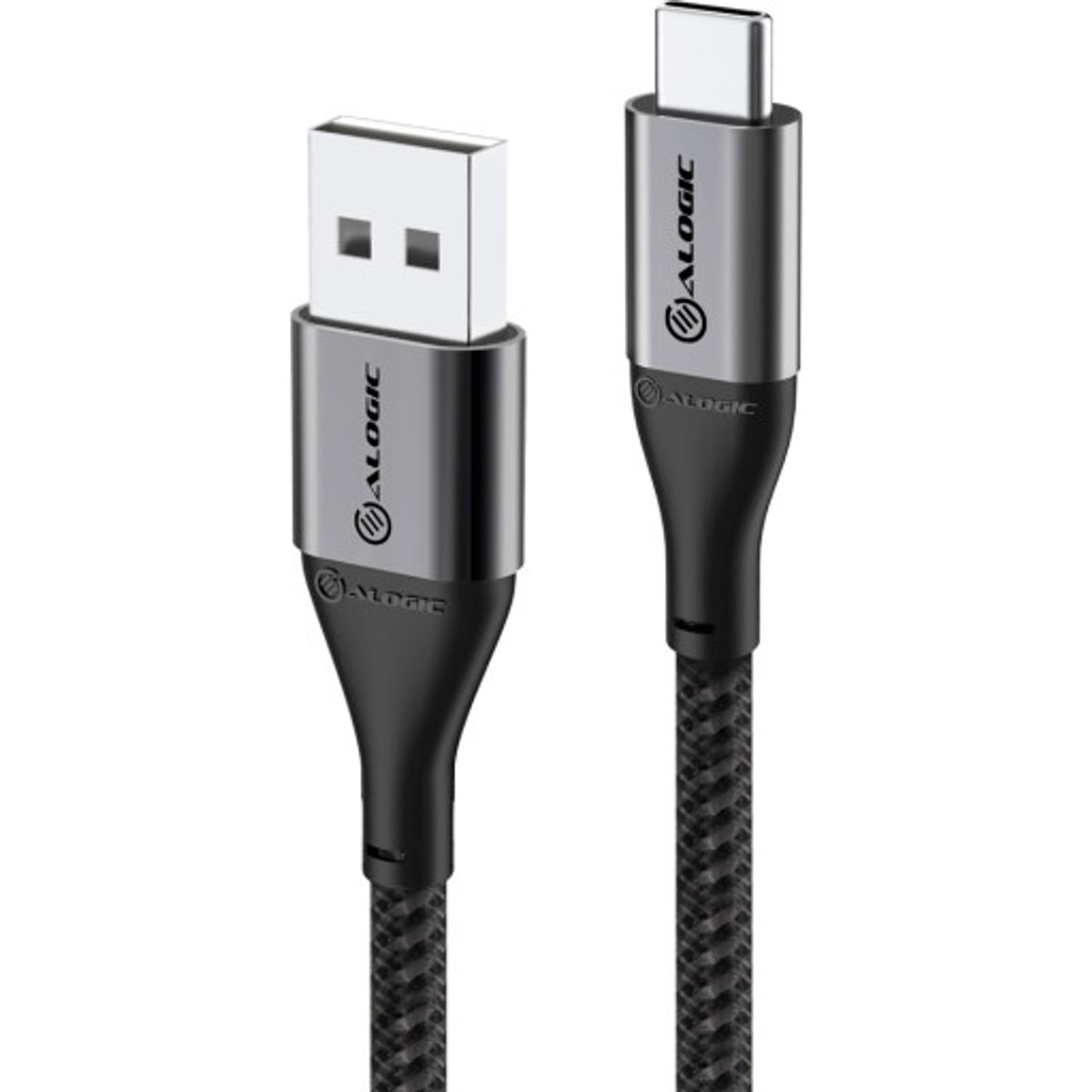 Alogic ladekabel USB-A til USB-C, grå, 1,5 meter