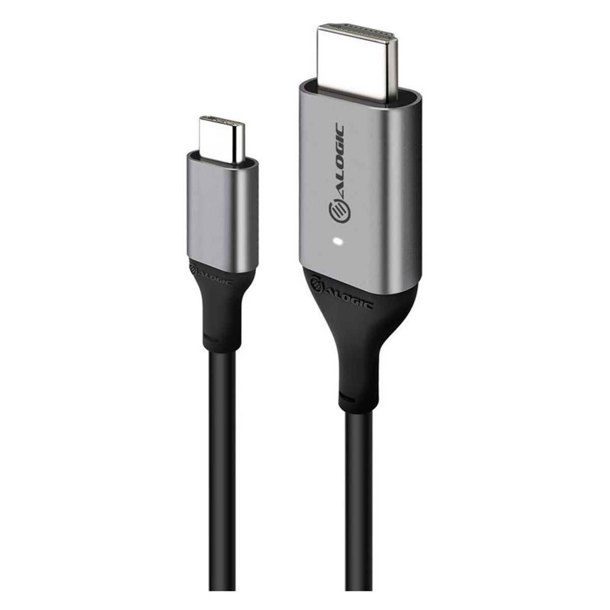 Alogic Ultra 2m kabel USB-C til 4k HDMI 60Hz, Sort