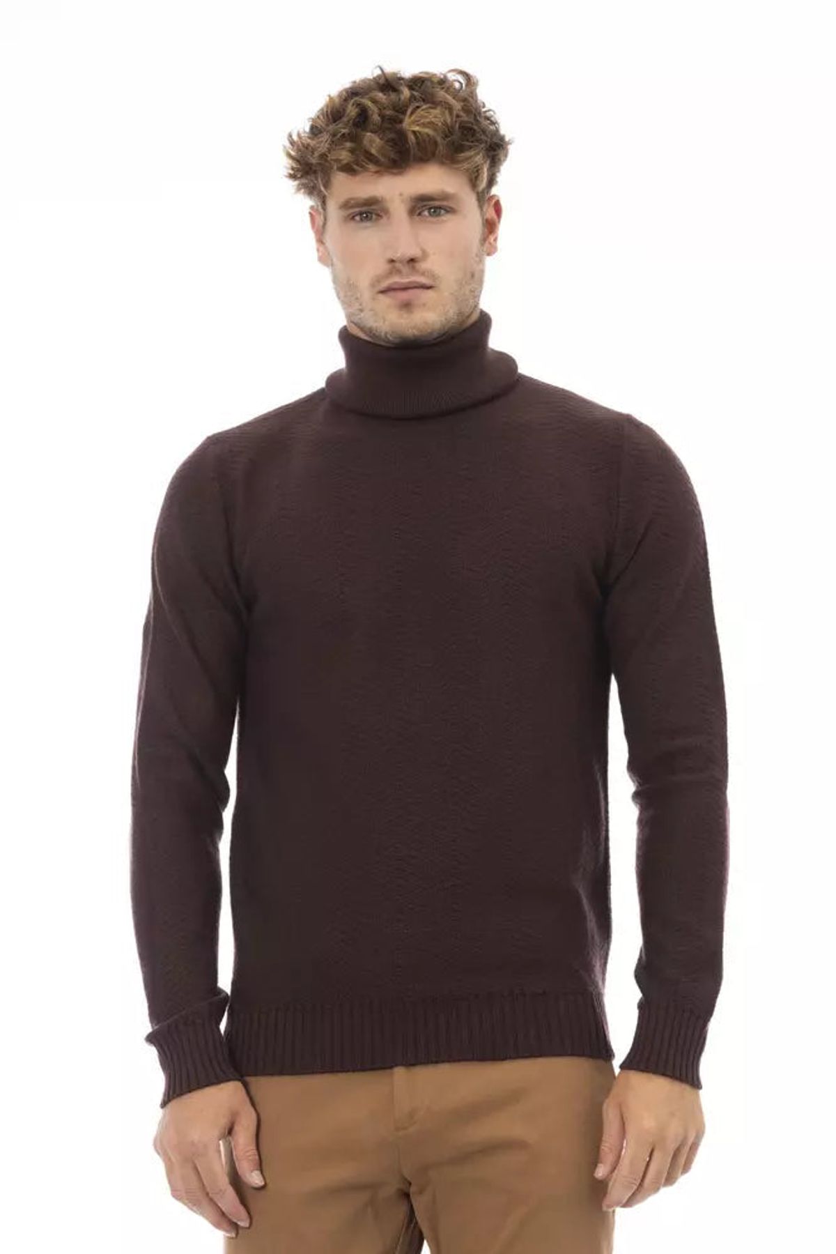 Alpha Studio Brun Uld Sweater