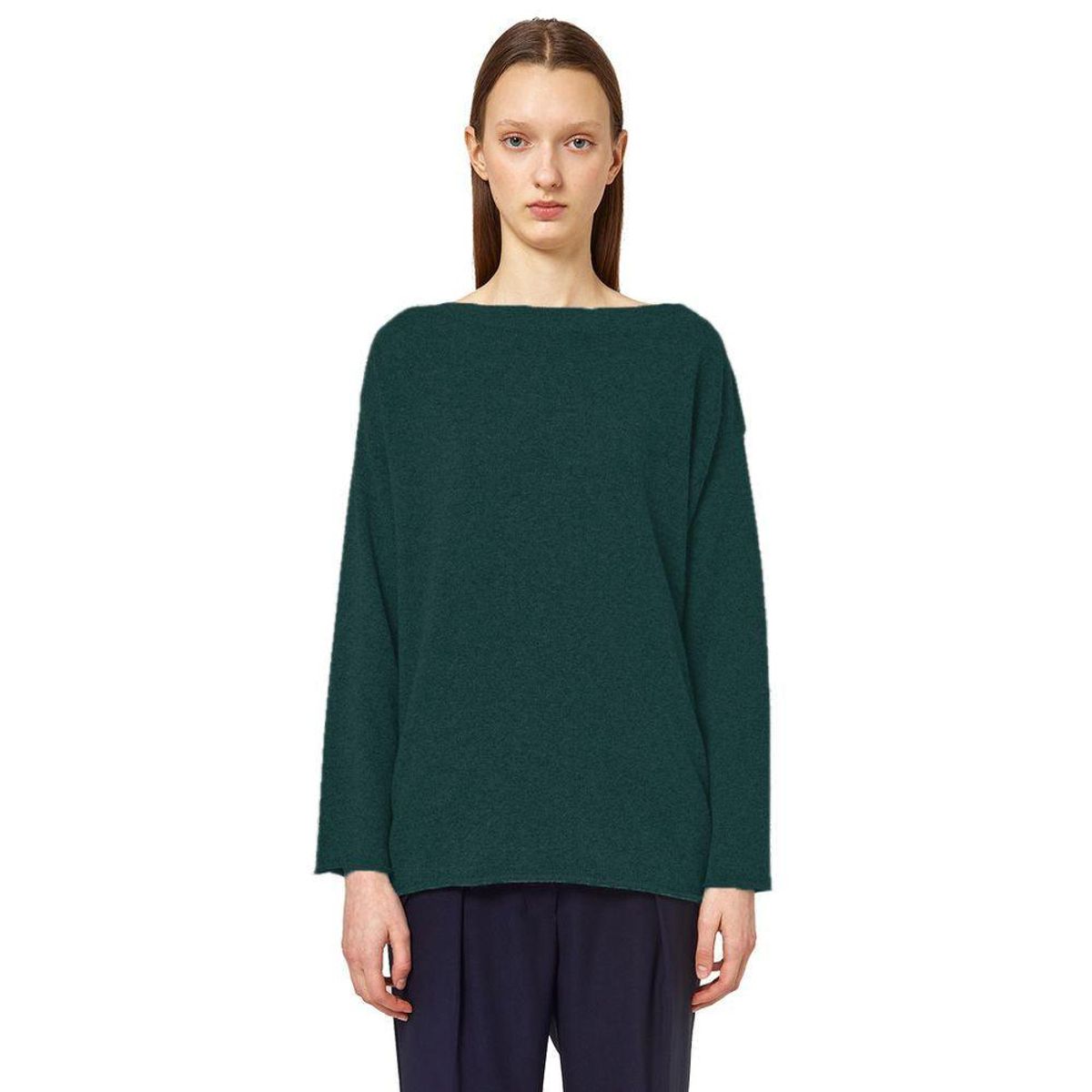 Alpha Studio Green Silk Sweater