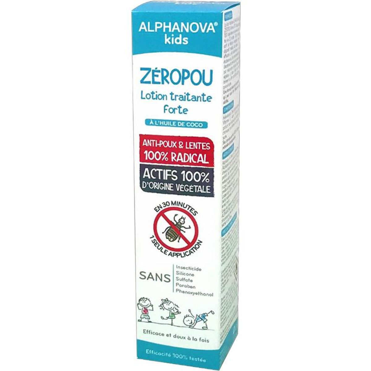 Alphanova Kids Zeropou Lice Treatment 100 ml