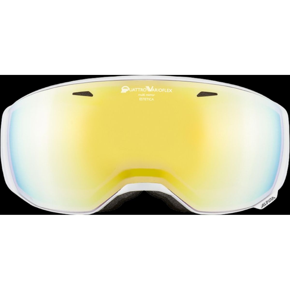 Alpina Estetica Qv Skibrille (Farve: White Gloss, Størrelse: One Size)