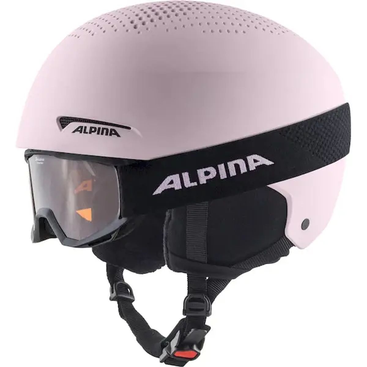 Alpina Zupo Set (+Piney) Skihjelm Børn - Light Rose Matt