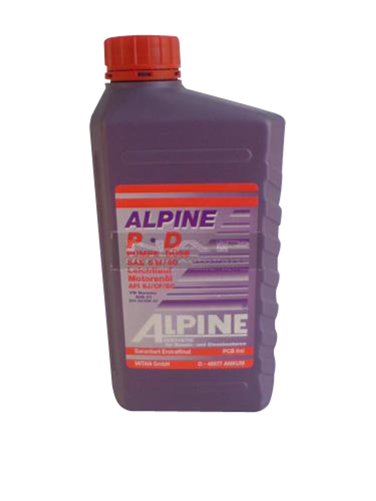 ALPINE Alpine 5W-40 VAG Pumpe-dyse (1 Liter)