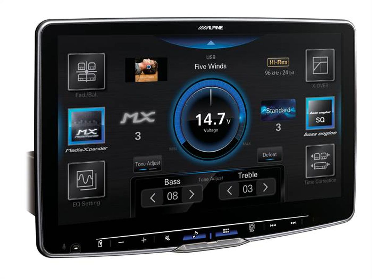 Alpine HALO11 ILXF115D Appel Carplay, Android