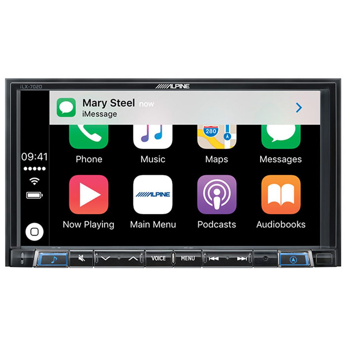 Alpine ILX-702DM Apple Carplay 2-DIN 7"