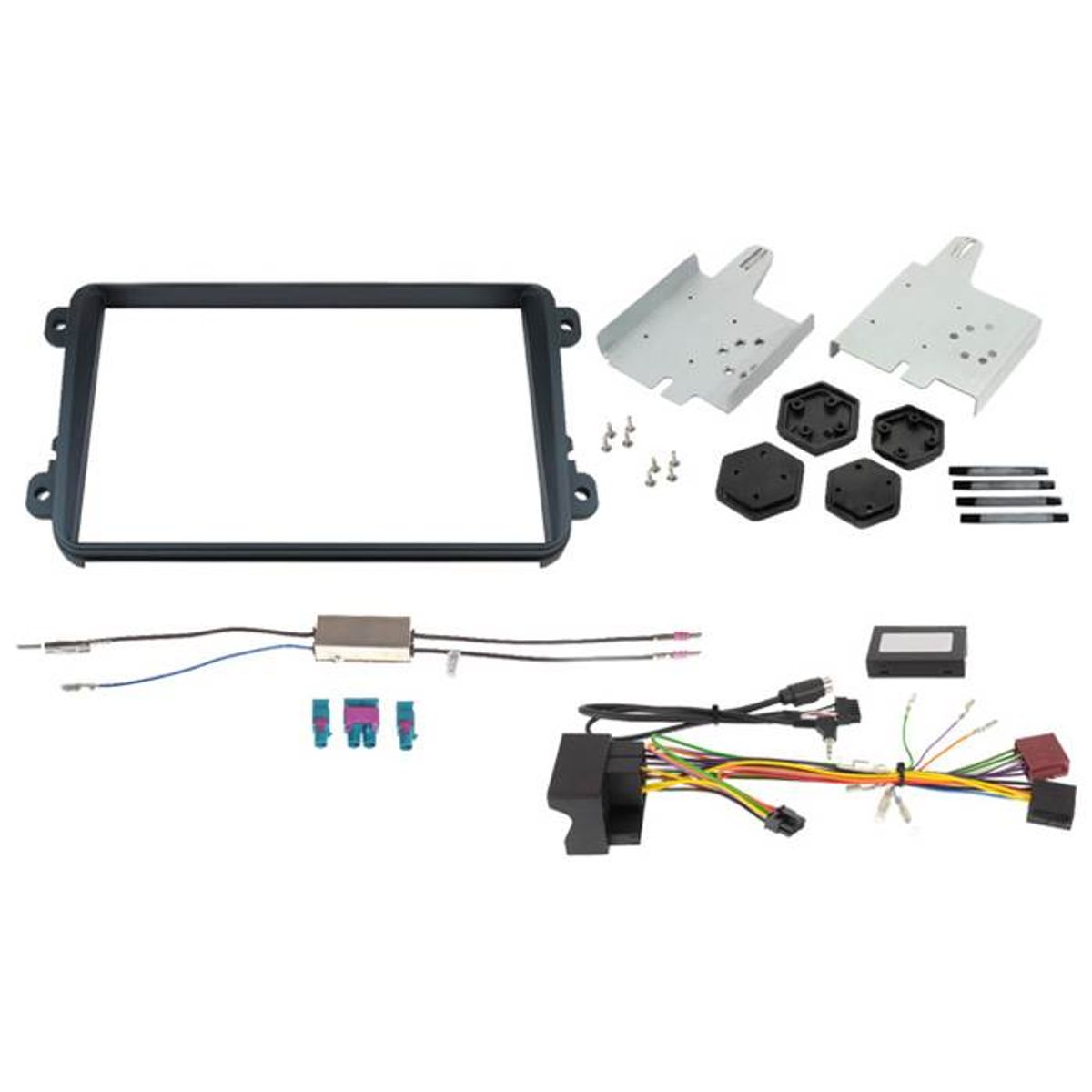 Alpine KIT8VWD2 2-DIN 8" kit f. VW diverse modeller med hvidt display