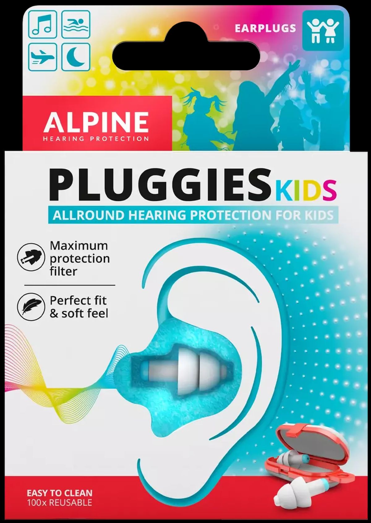 Alpine Pluggies Kids - Ørepropper til børn (3-12år)