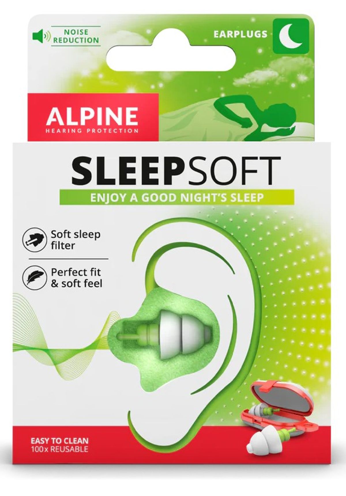 Alpine SleepSoft Minigrip - Sove Ørepropper