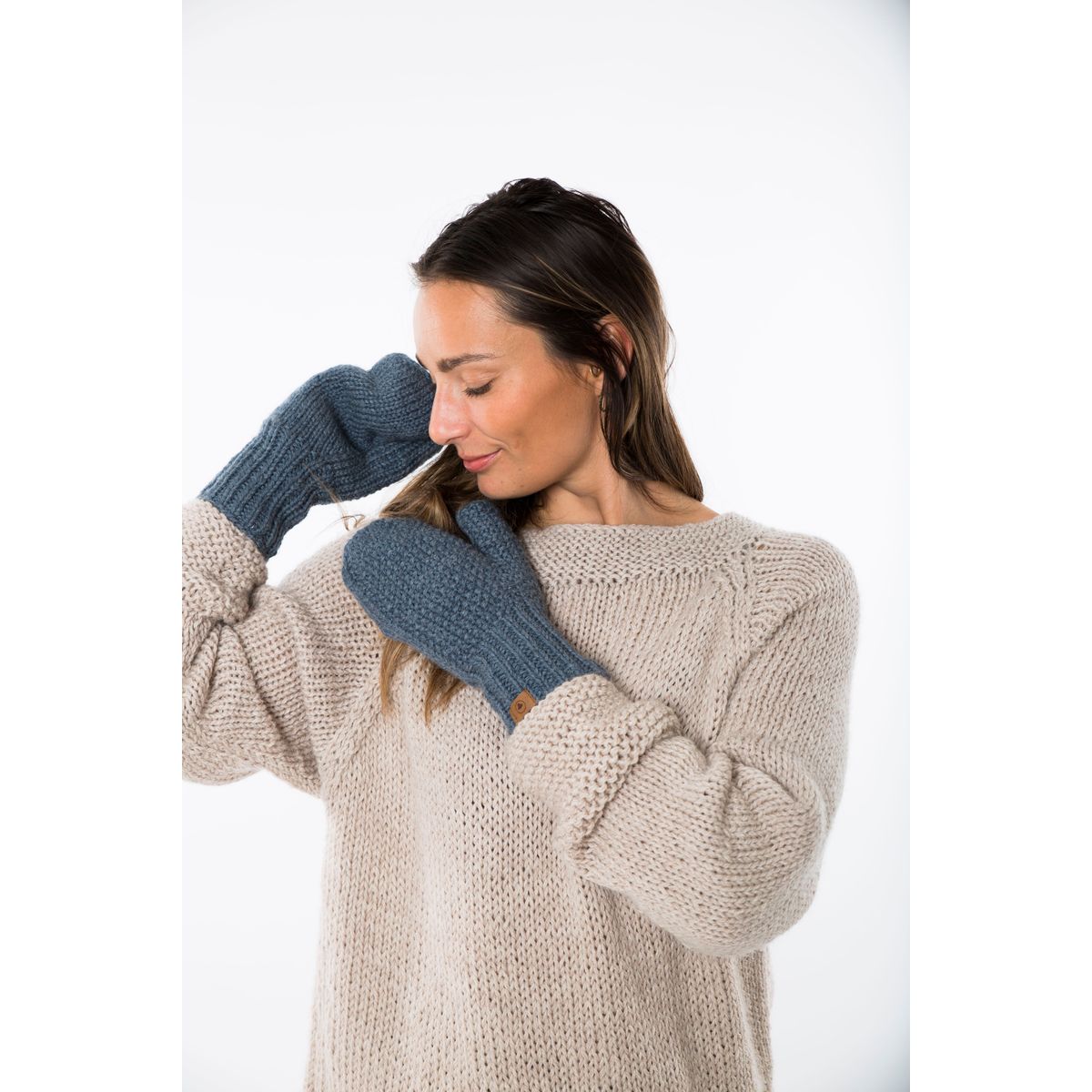 Alrune Mittens - Fuza Wool - Sage