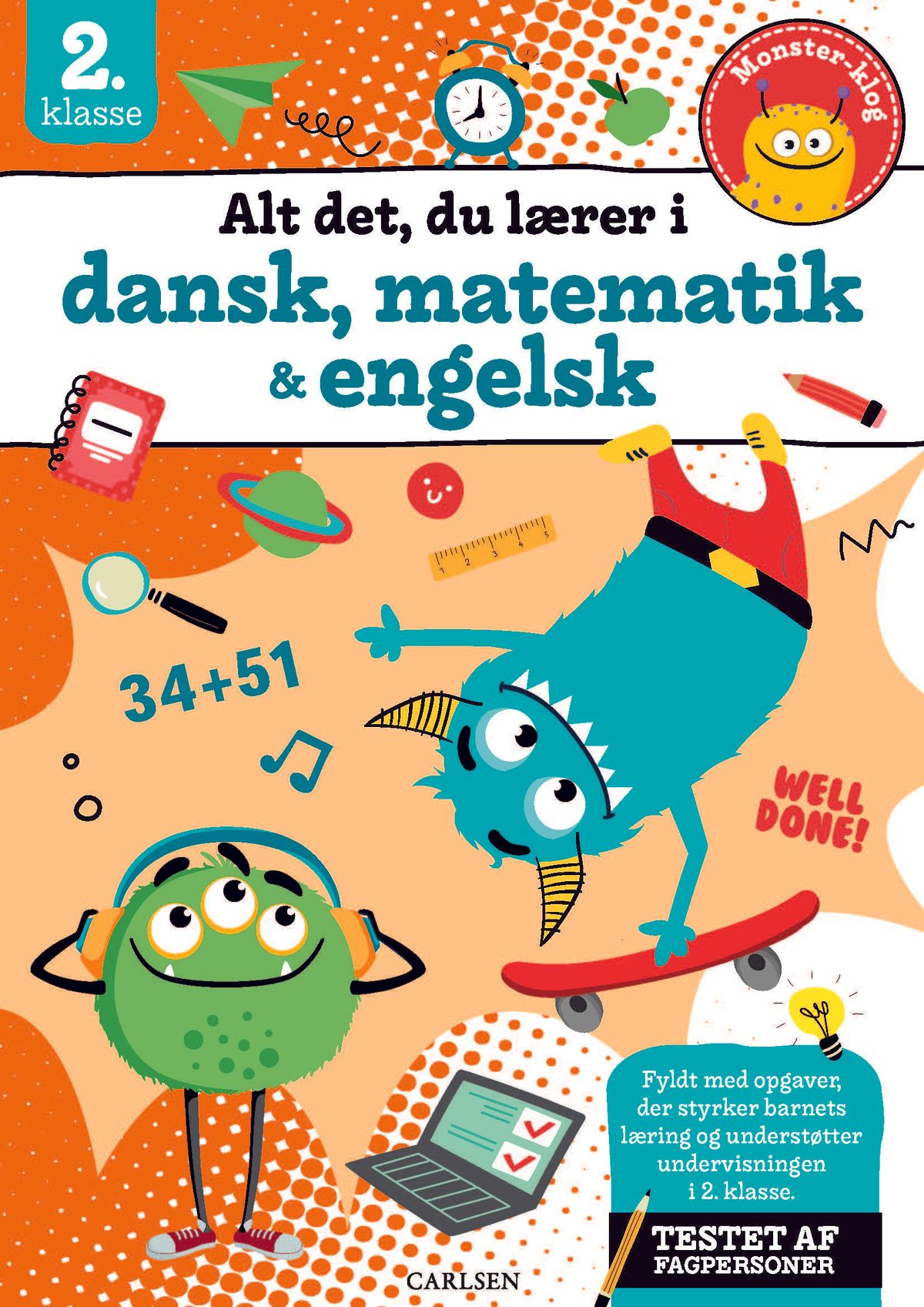 Alt det, du lærer i dansk, matematik & engelsk - 2. klasse