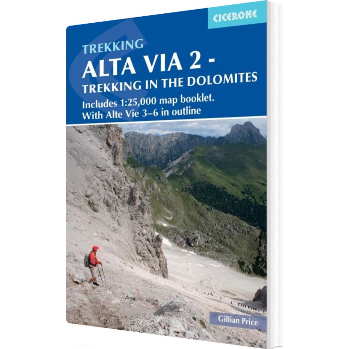 Alta Via 2 - Trekking In The Dolomites - Cicerone - English Book