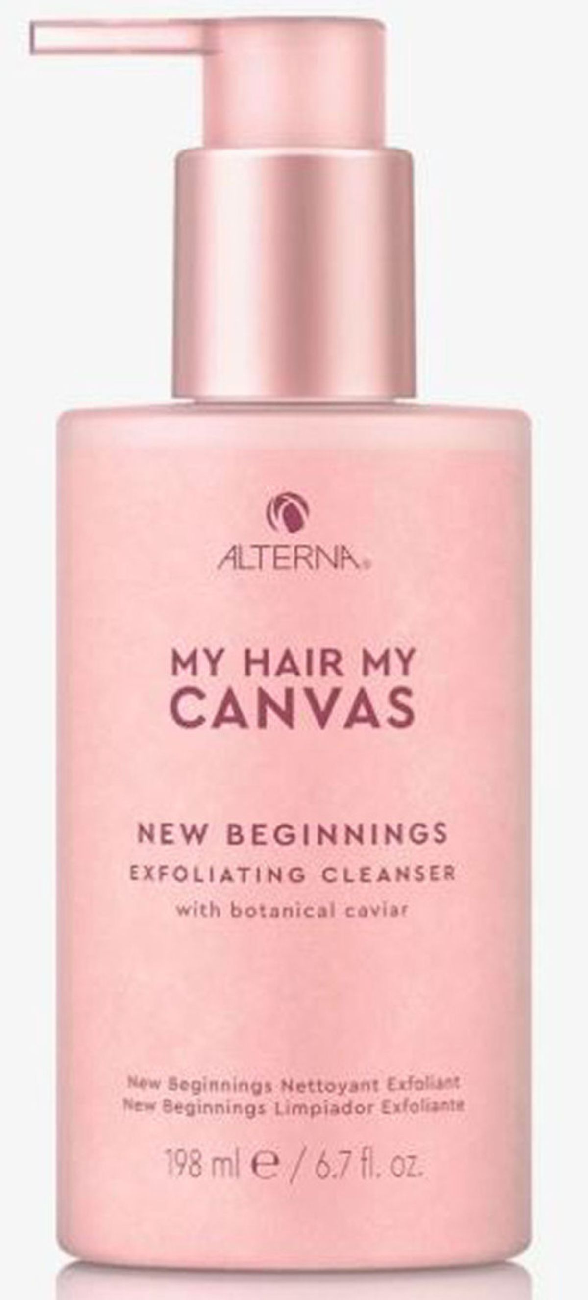 Alterna my hair my canvas new beginnings exfoliating cleanser with botanical caviar 198ml