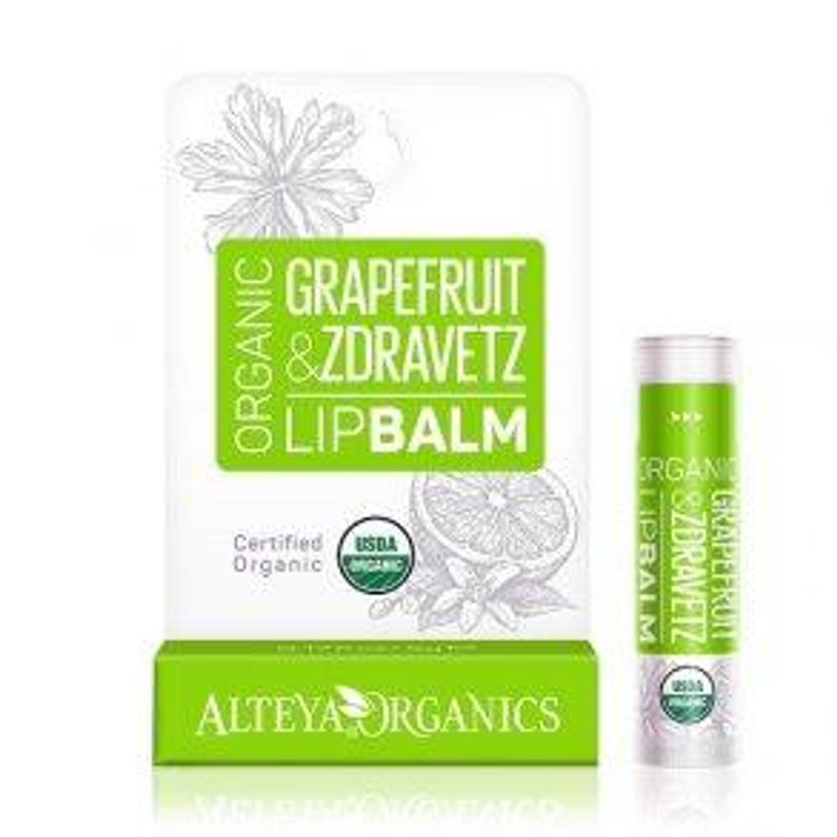 Alteya Organics - Grapefruit Zdravetz Lip Balm 5g.