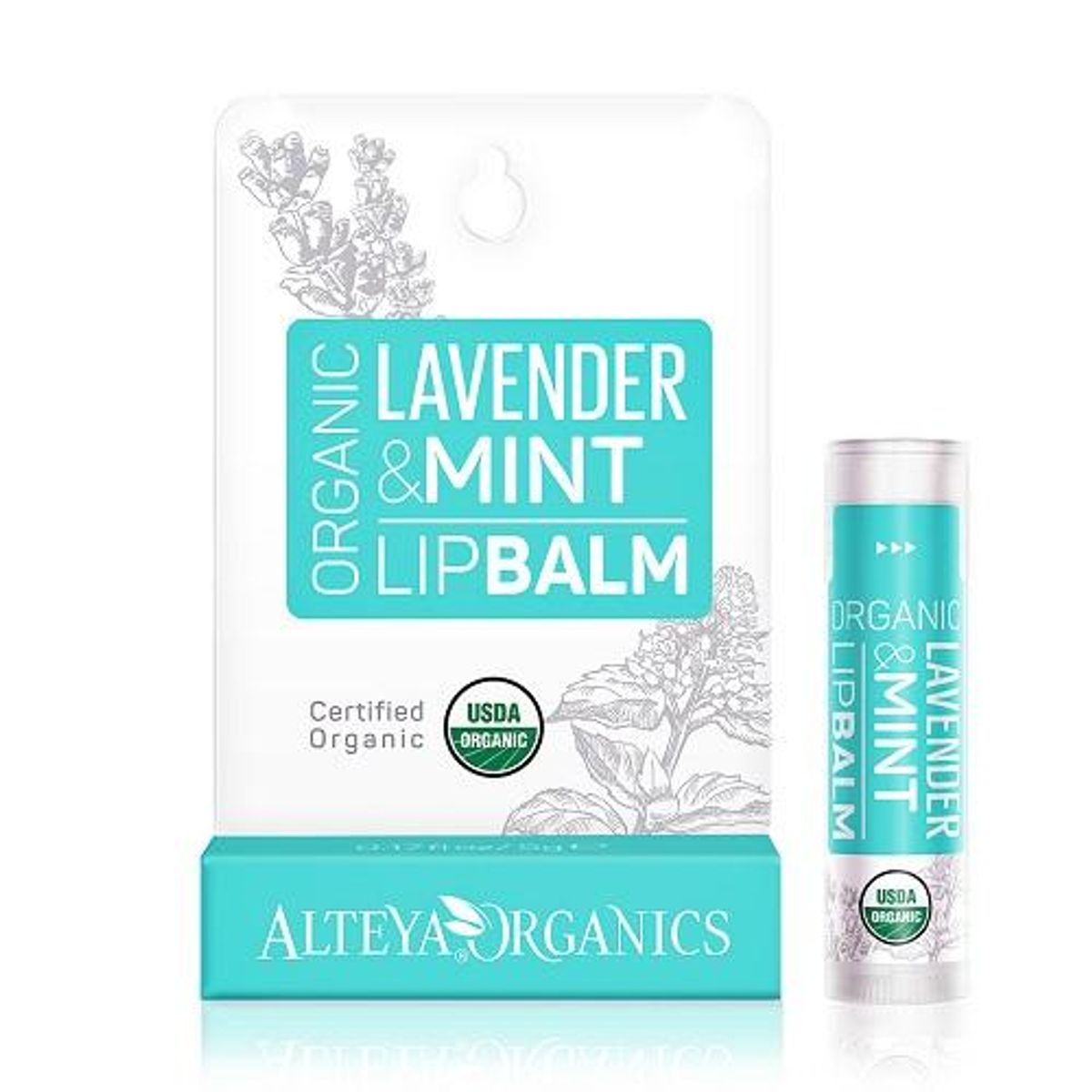 Alteya Organics - Lavender Mint Lip Balm 5g.