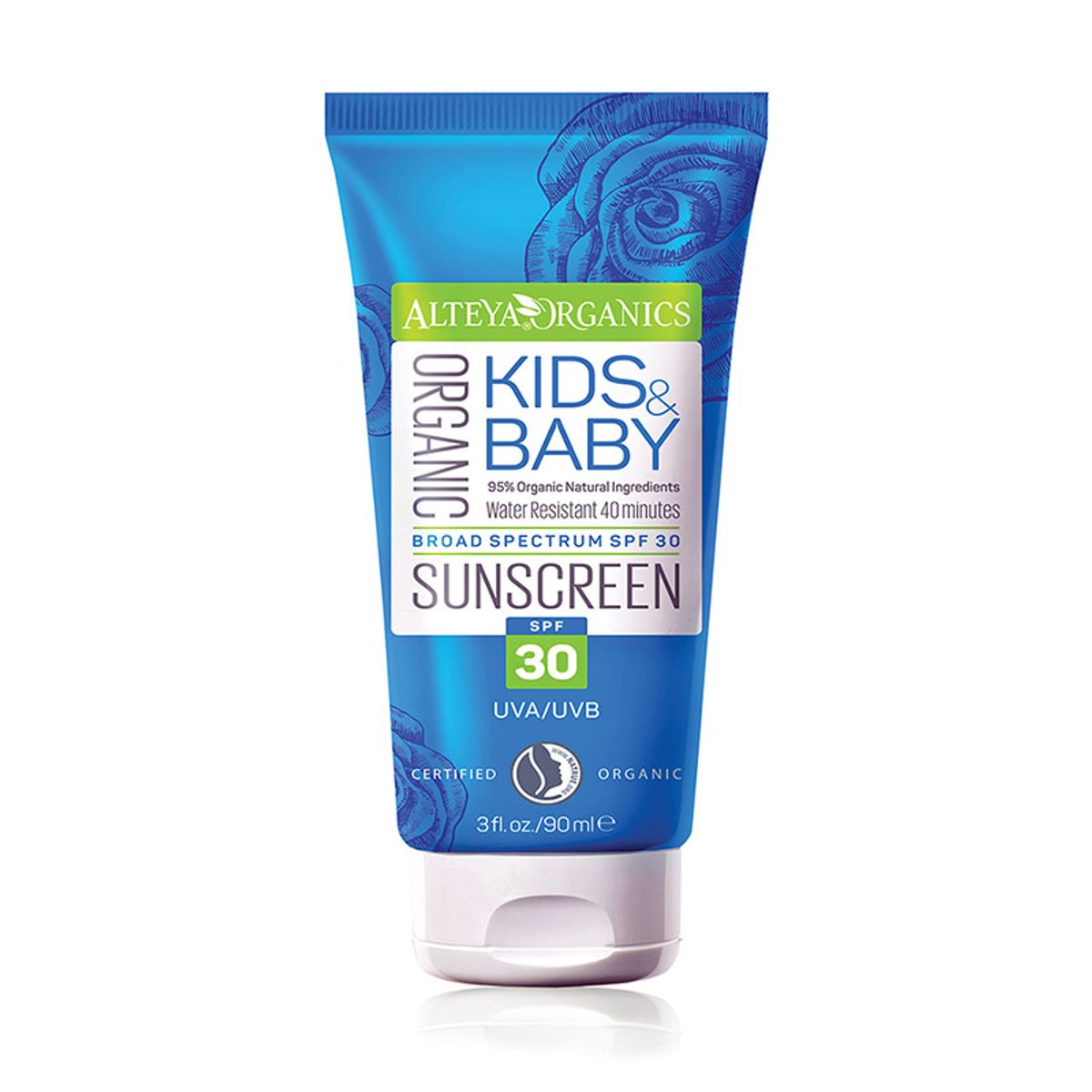 Alteya Organics - Organic Kids and Baby Sunscreen SPF 30