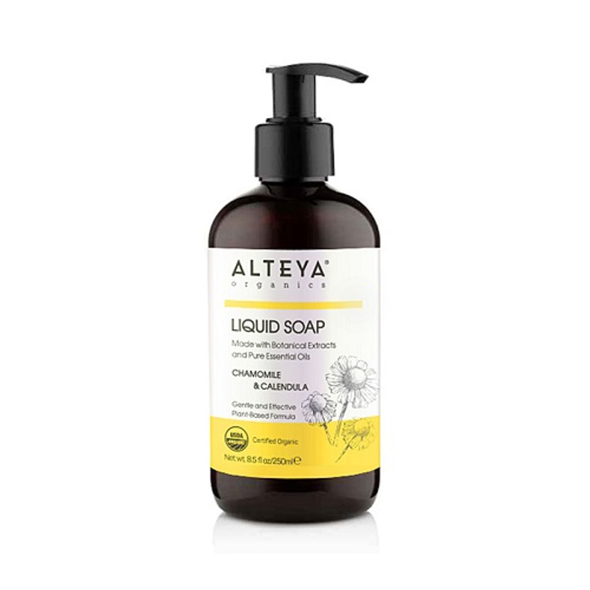 Alteya Organics - Økologisk Flydende Sæbe - Chamomile & Calendula 250ml