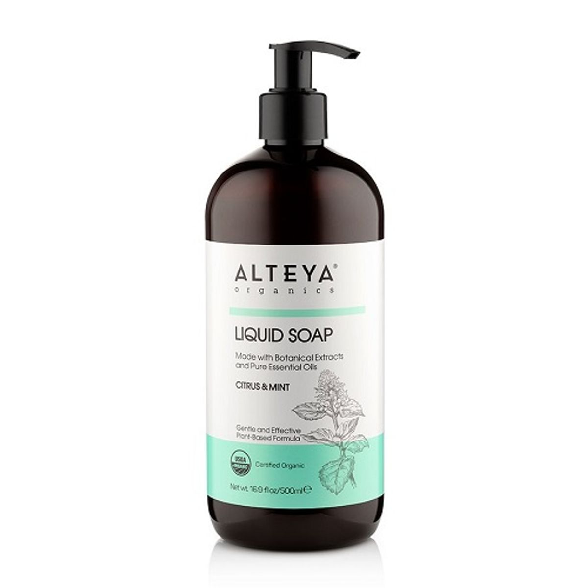 Alteya Organics - Økologisk Flydende Sæbe - Citrus & Mint 500ml