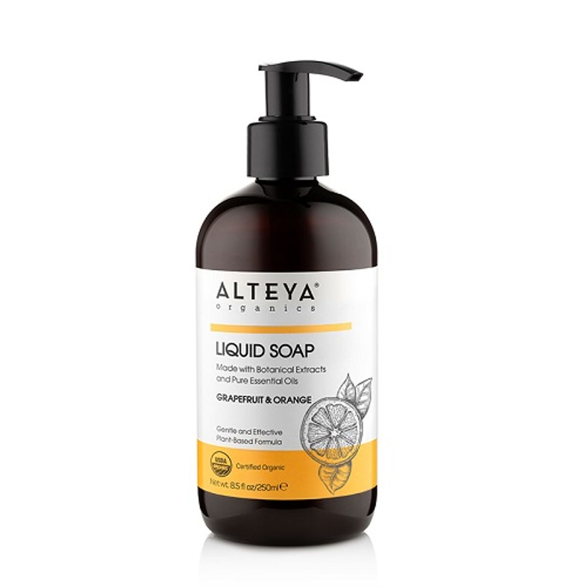 Alteya Organics - Økologisk Flydende Sæbe - Grapefruit & Orange 250ml