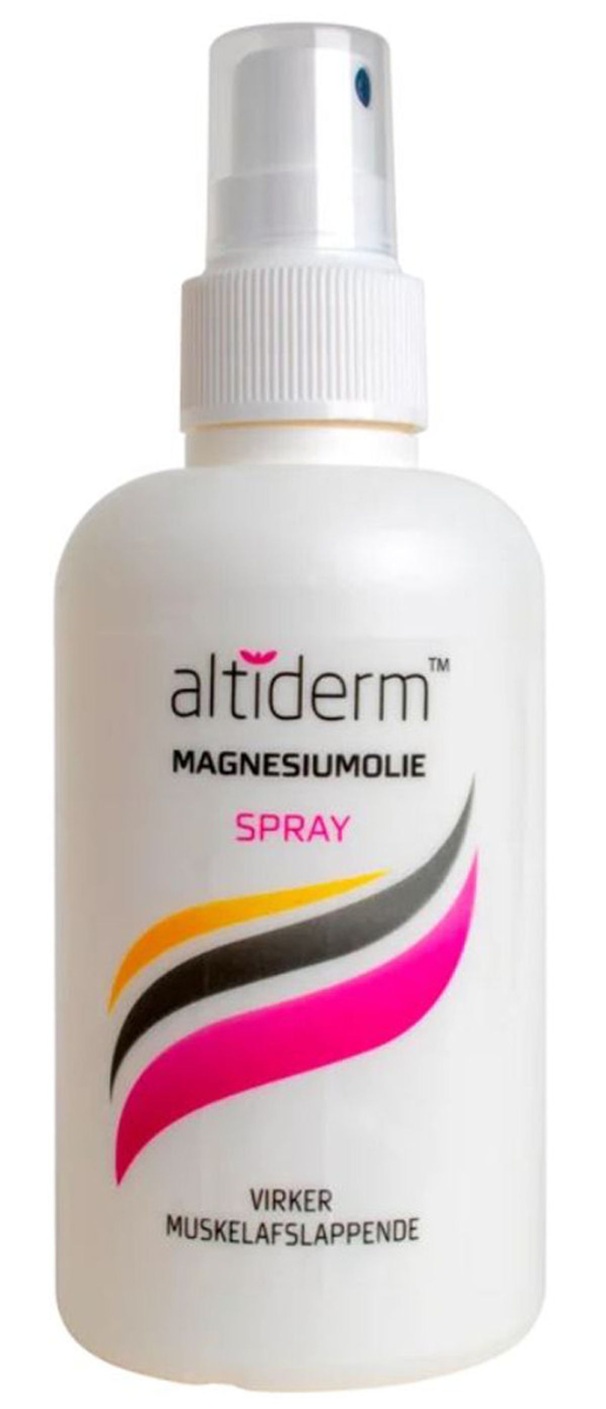 Altiderm magnesiumolie spray virker muskelafslappende 200ml