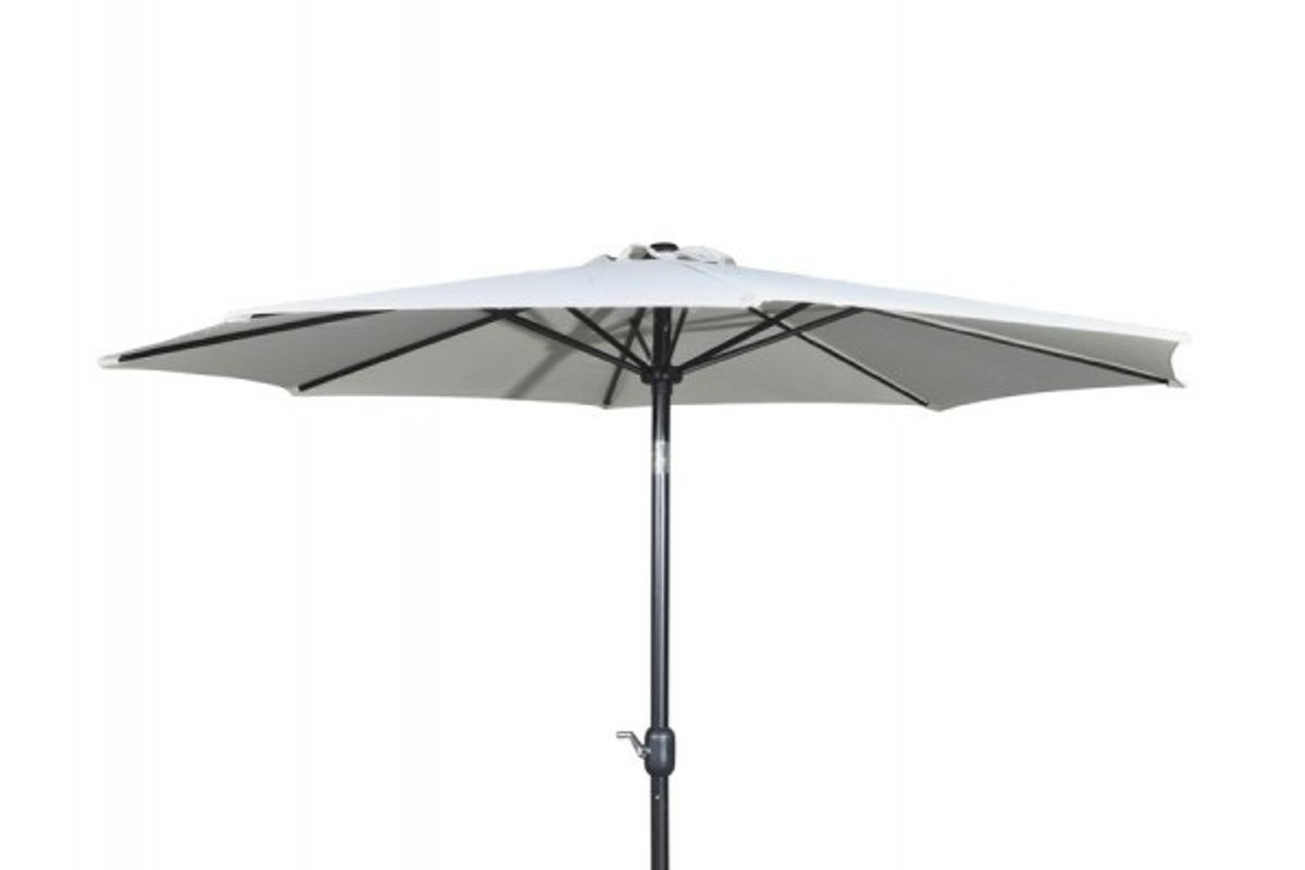 Alu parasol med tilt - Ø 3 meter - Off-white