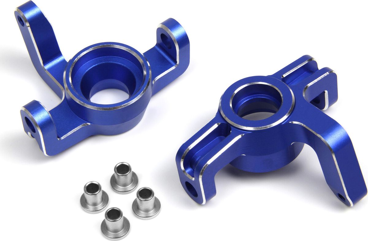 Aluminium Steering Spindle Set (blue/left/right) - Mv150486 - Maverick Rc