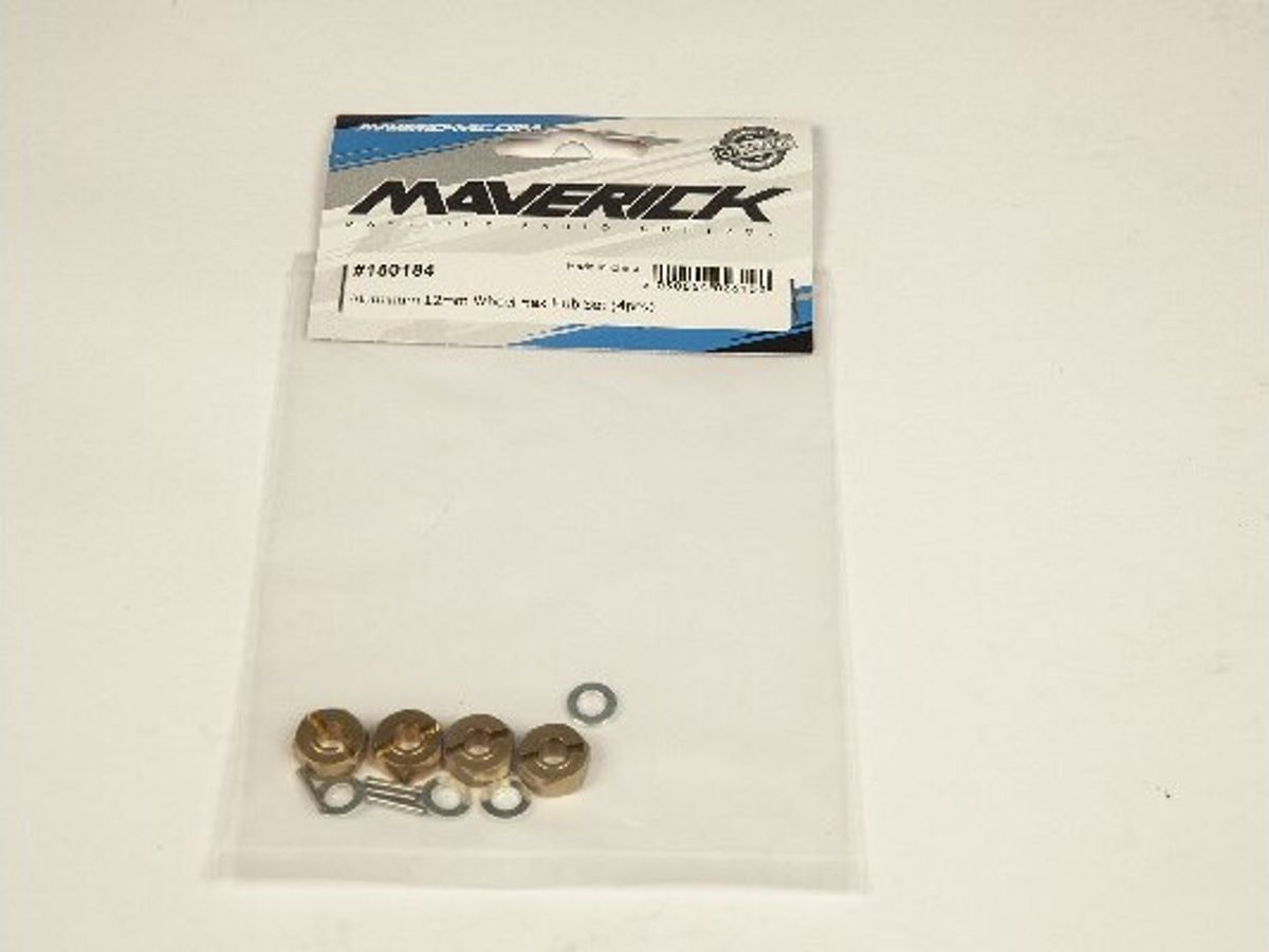 Aluminum 12mm Wheel Hex Hub Set (4pcs) - Mv150184 - Maverick Rc