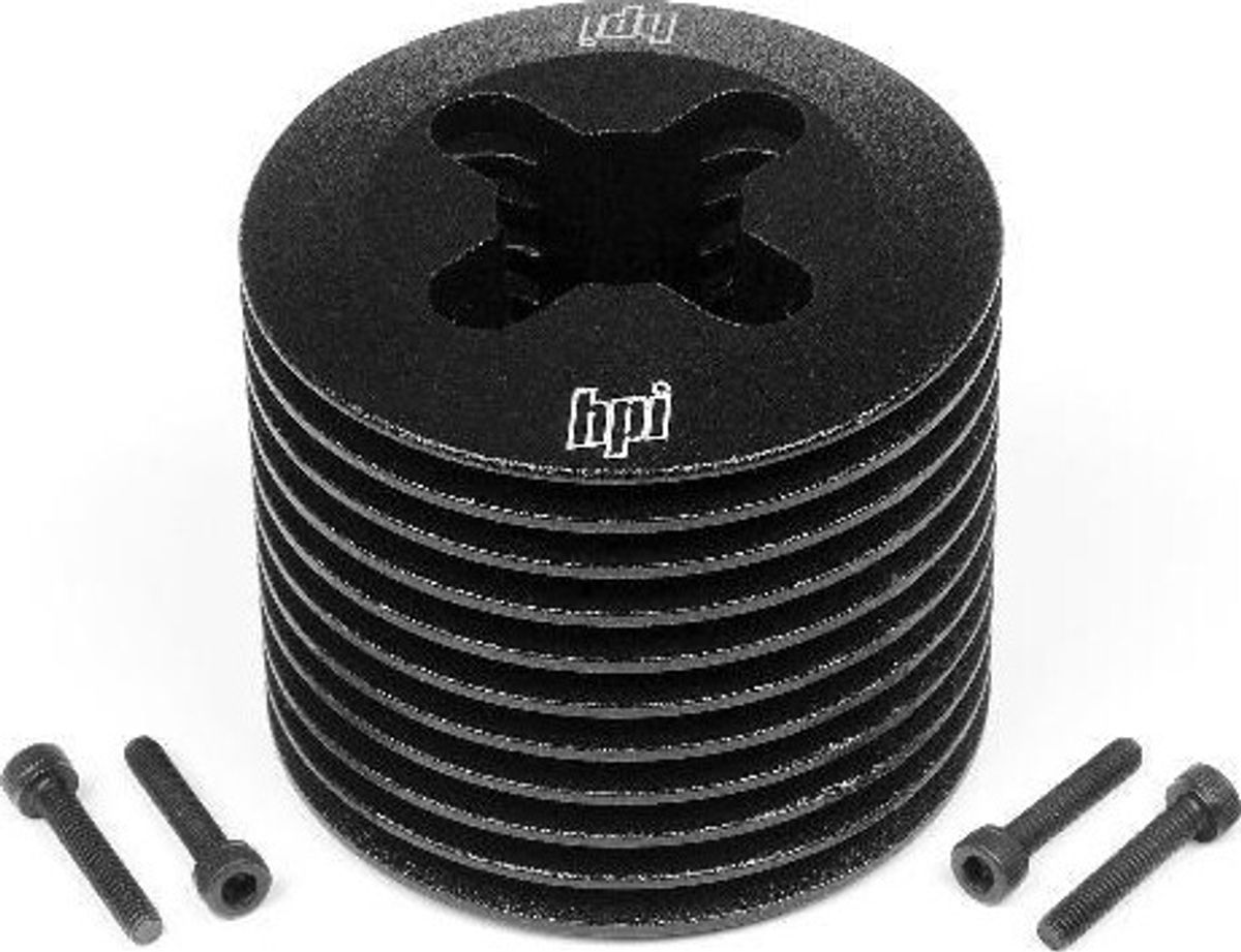 Aluminum Heatsink Head (black/f3.5) - Hp1458 - Hpi Racing