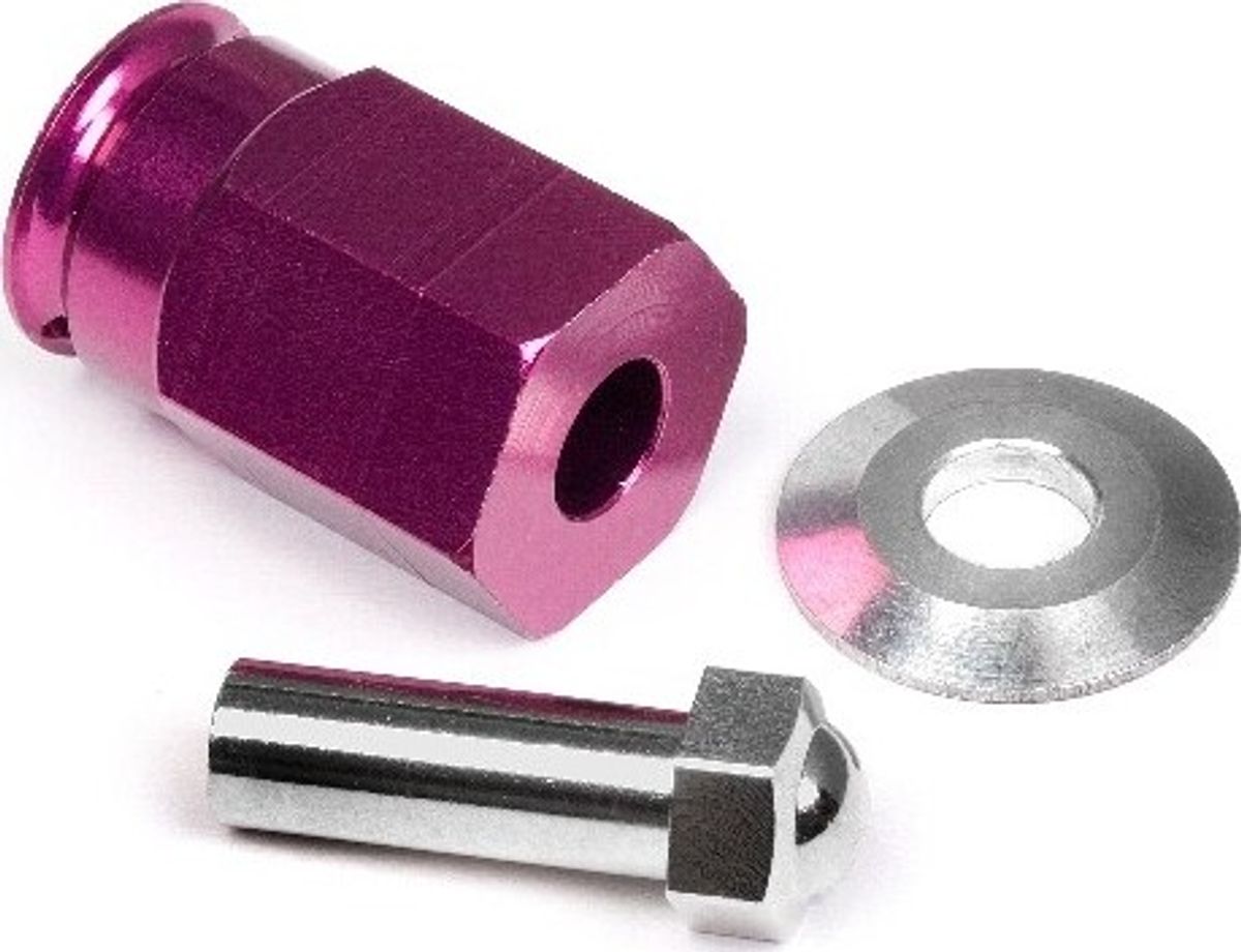 Aluminum Wide Hex Hub 12mm (24mm Wide/purple) - Hp88055 - Hpi Racing