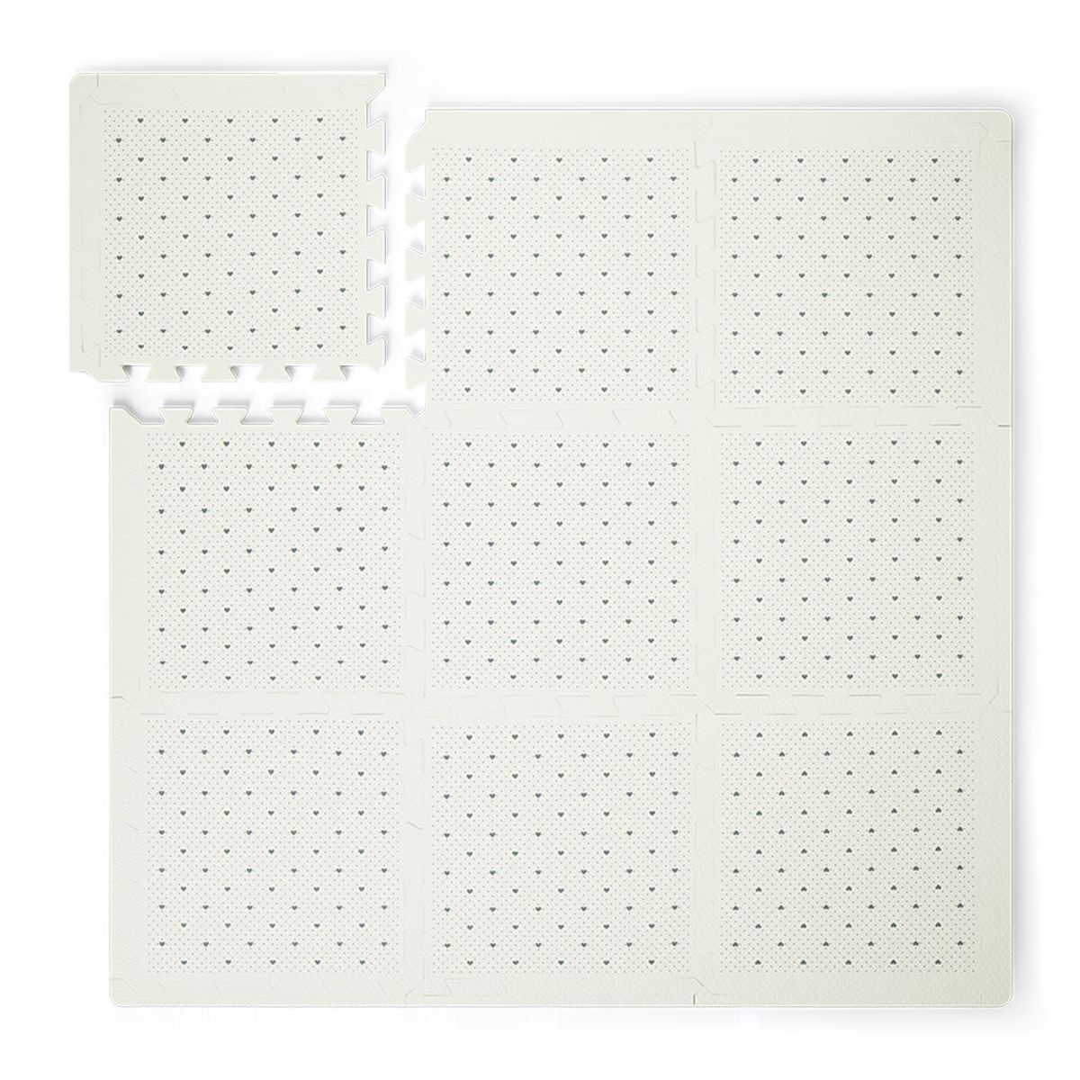 Alva foam play mat square - Lots of love sky