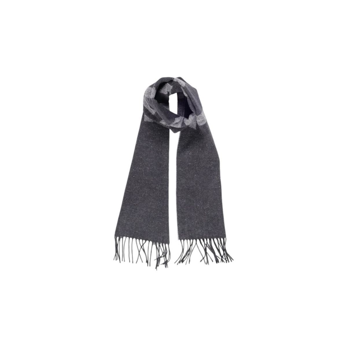 Alviero Martini Prima Classe Black Cotton Scarf