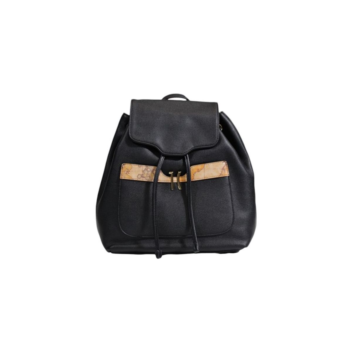 Alviero Martini Prima Classe Black Polyethylene Backpack