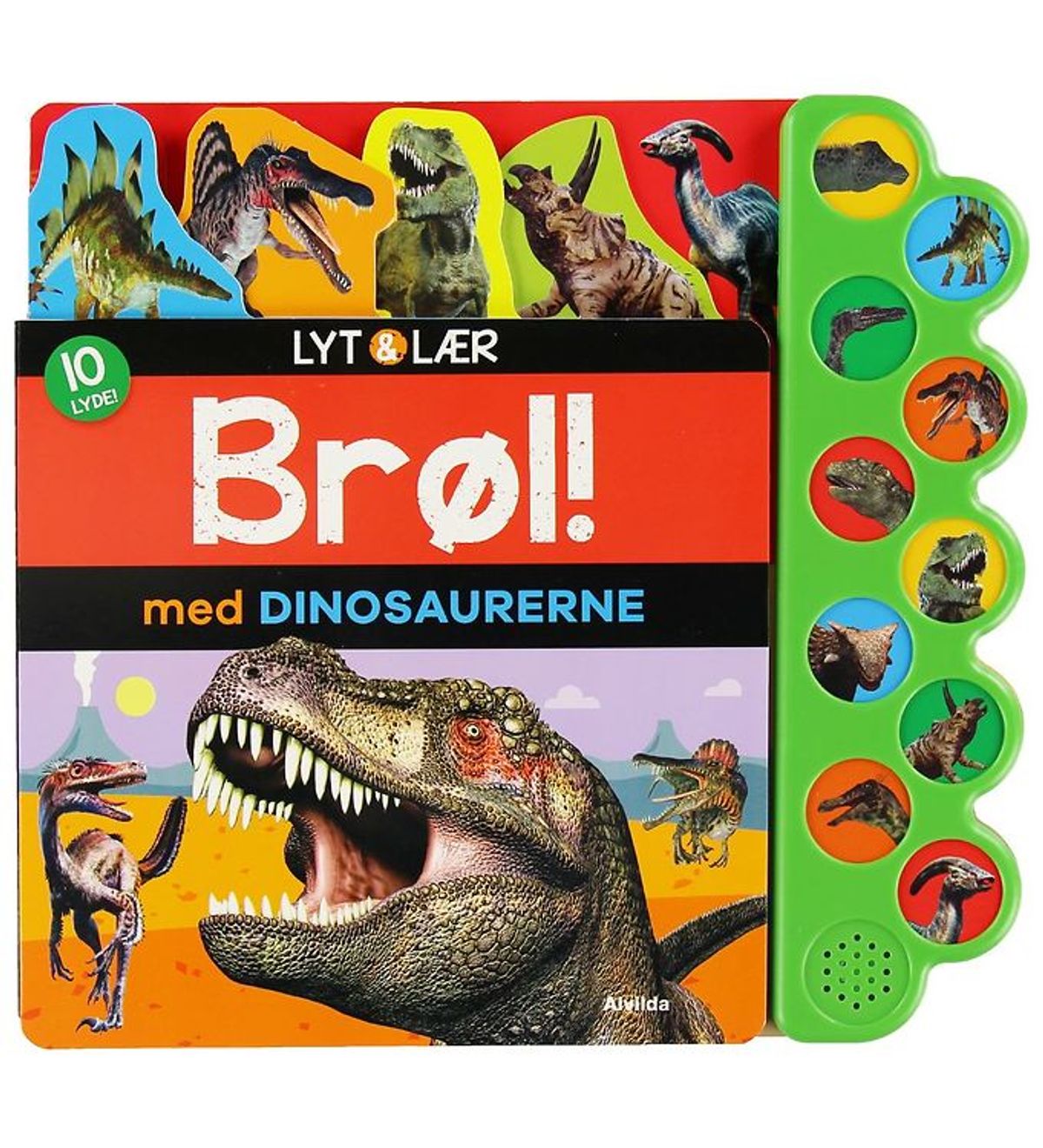 Alvilda Bog - Lyt og Lær - Brøl Med Dinosaurerne - Dansk