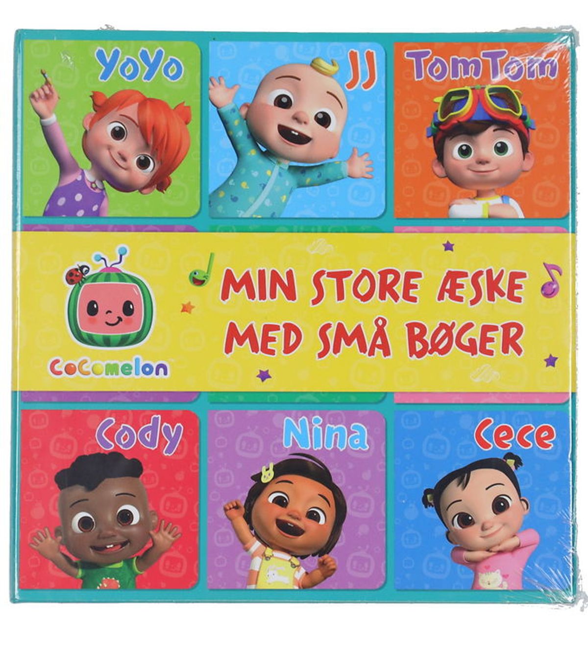 Alvilda Bøger - CoComelon - Min Store Æske Med Små Bøger - 9 Stk