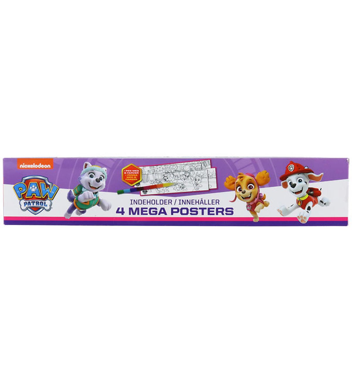 Alvilda Plakater - Paw Patrol Skye Boks m. 4 Plakater