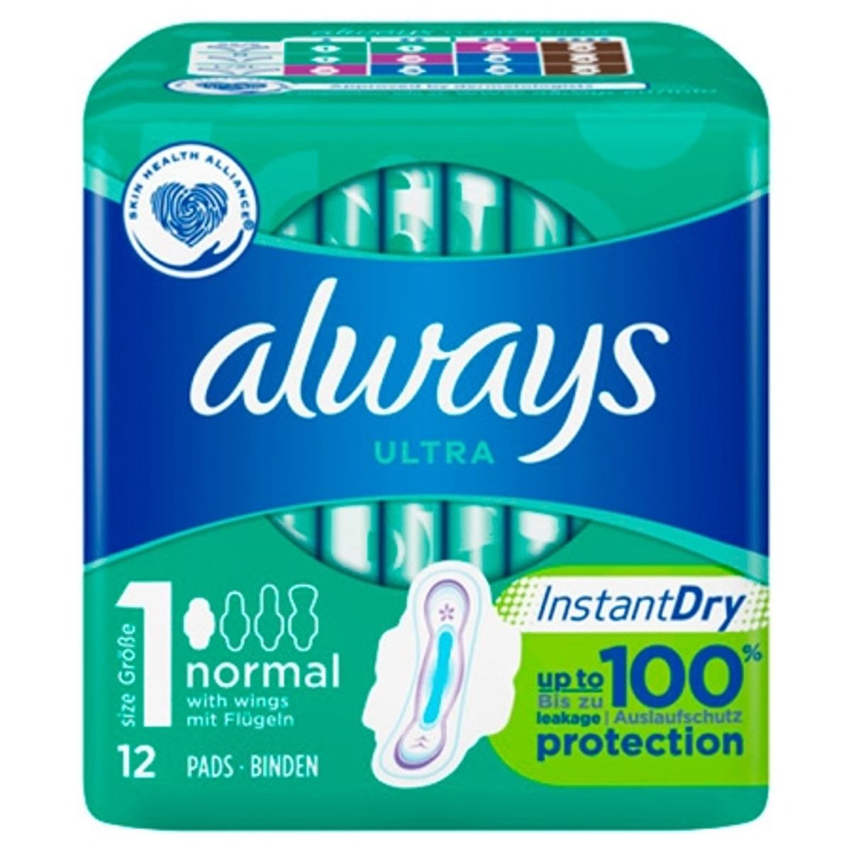 Always Ultra Normal Instant Dry - 12 stk