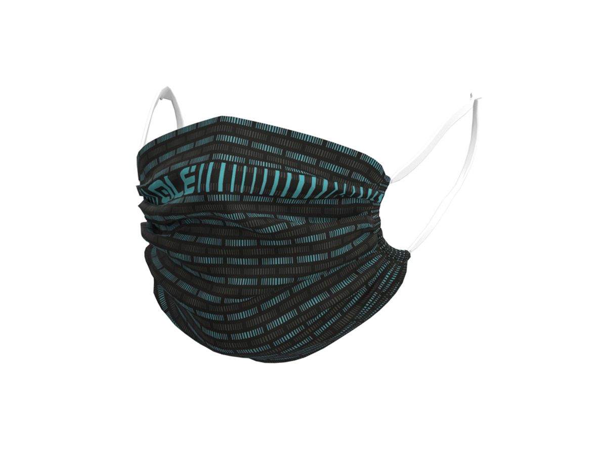 Alé Mascherina - Mundbind - Sort/Turquoise - One Size