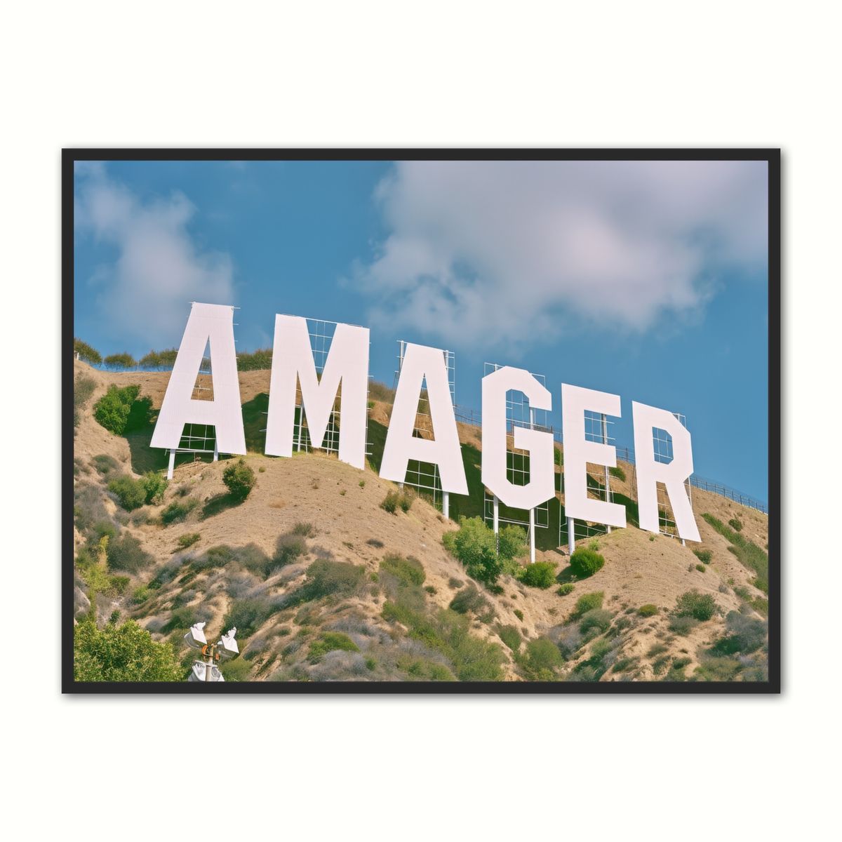 Amager Byplakat 2 30 x 40 cm