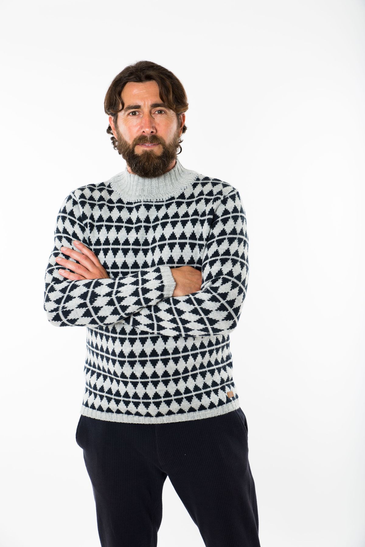 Amager Sweater - Fuza Wool - Silver Grey