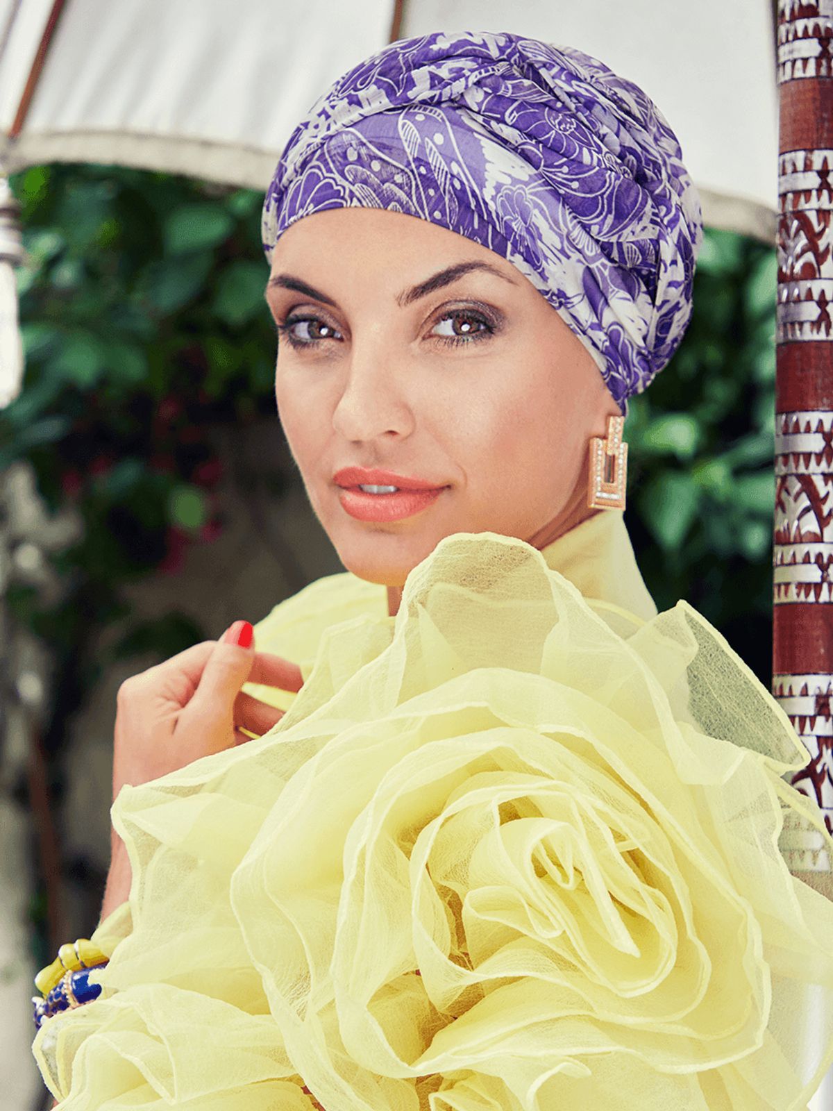 Amber Turban Set | Purple Romance