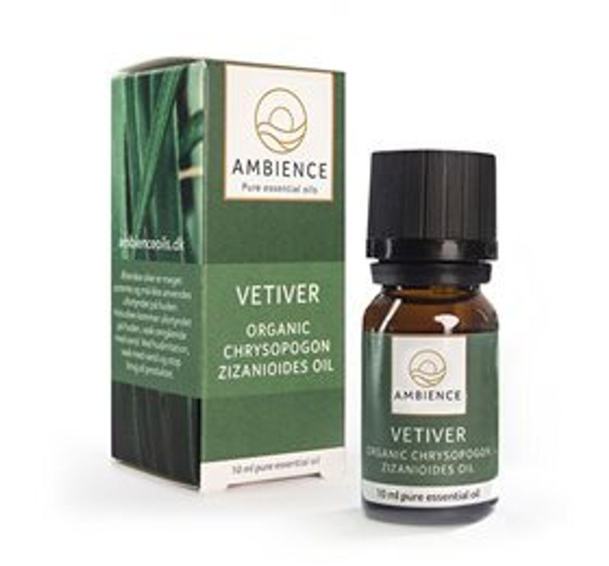 Ambience Vetiver olie, øko, 10ml.