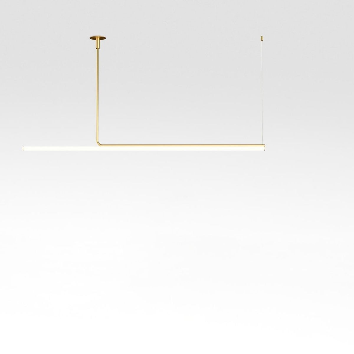 Ambrosia 180 Loftlampe Mat Guld 2700K - Lampefeber