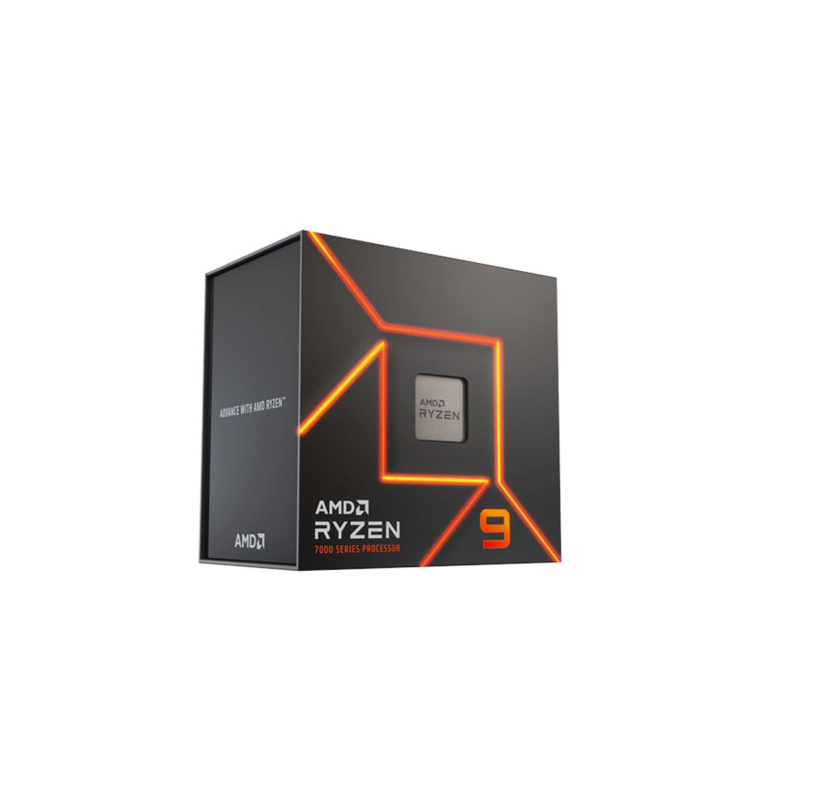 AMD Ryzen 9 7900 3.7 GHz 76MB, AM5, 65W Wraith Prism Cooler