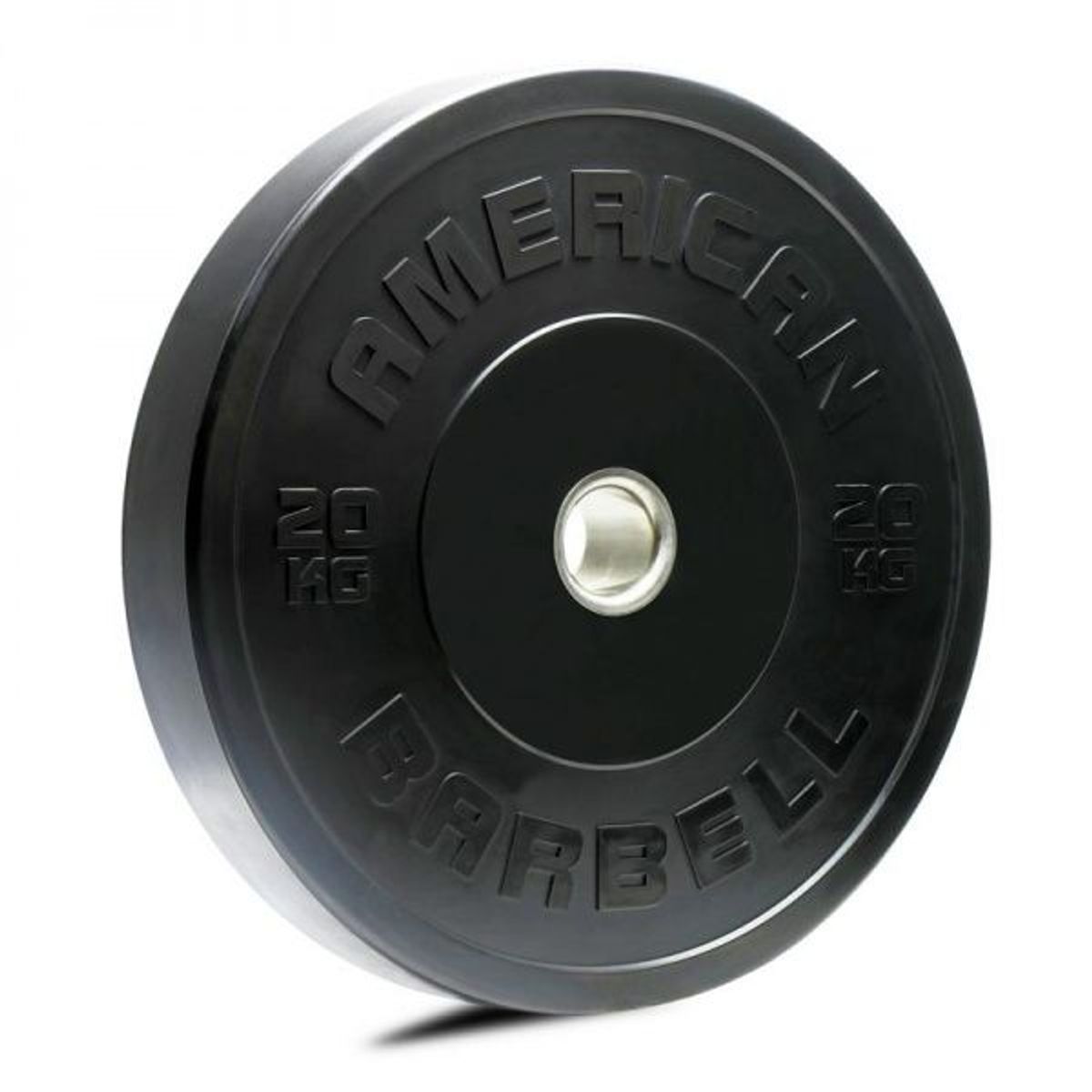 American Barbell Black Sport Bumper Plate 20 kg