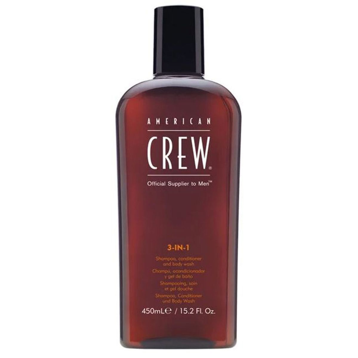 American crew 3-in-1 shampoo conditioner and body wash 450ml